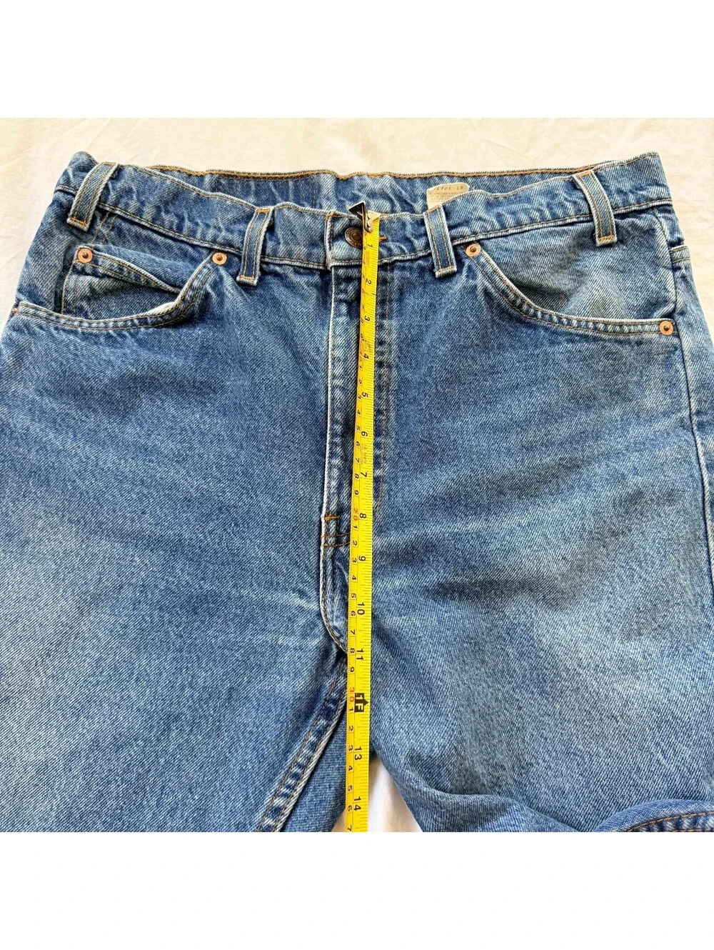 Vintage 1995 Levi's 505 Orange Tab Jeans Mens 34x30 Regular Straight Denim